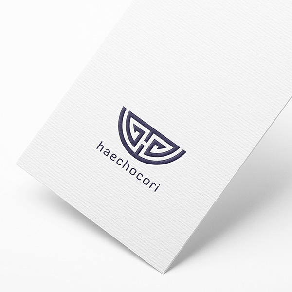 haechocori 로고+명함 디자인 1위 수상작