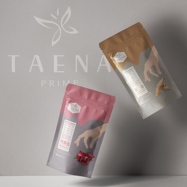 TAENA 라벨+박스 디자인 1위 수상작