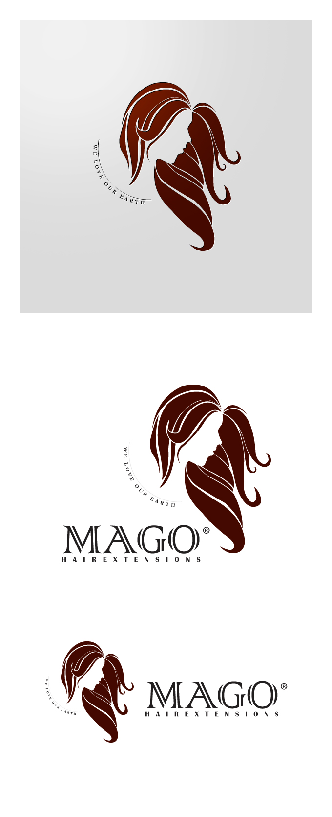의 MAGO HAIR EXTENSIONS Re-design 의뢰 상세이미지