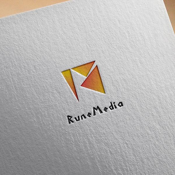 RuneMedia 로고 디자인 1위 수상작