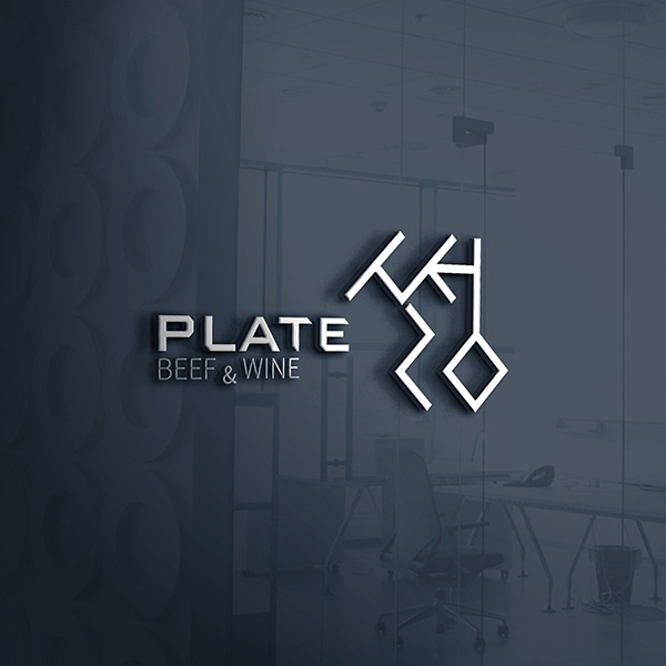 plate 썲 로고 디자인 1위 수상작