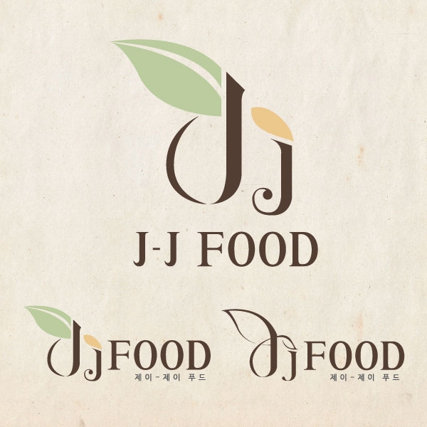 J-J FooD 로고 디자인 1위 수상작