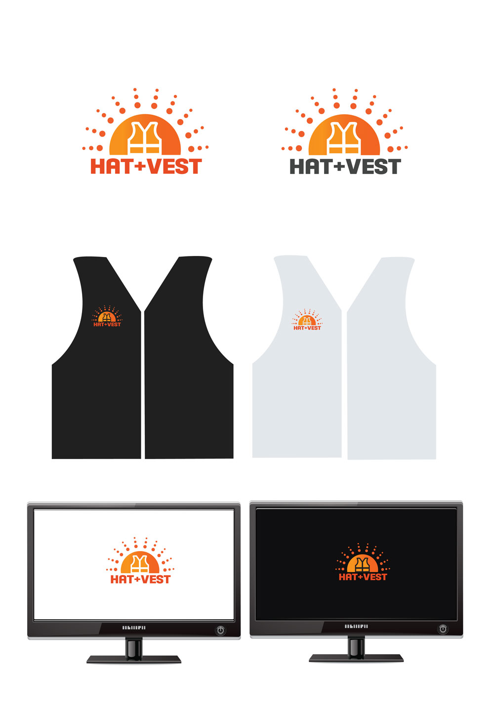 의 HAT+VEST 로고 디자인 의뢰 상세이미지