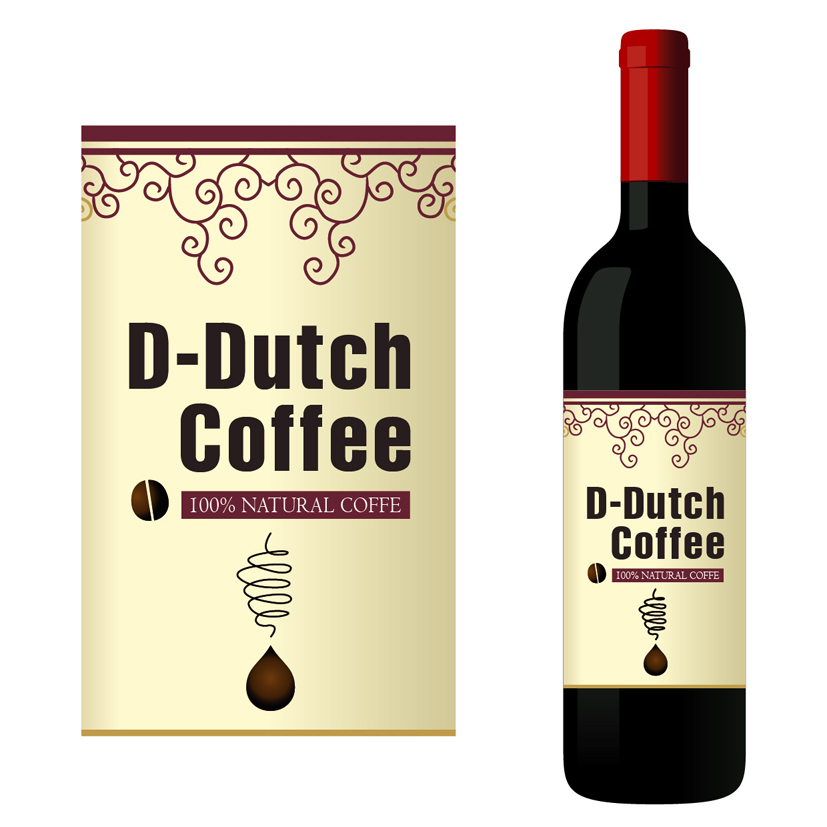 의 D-Dutch 커피 라벨 의뢰 상세이미지