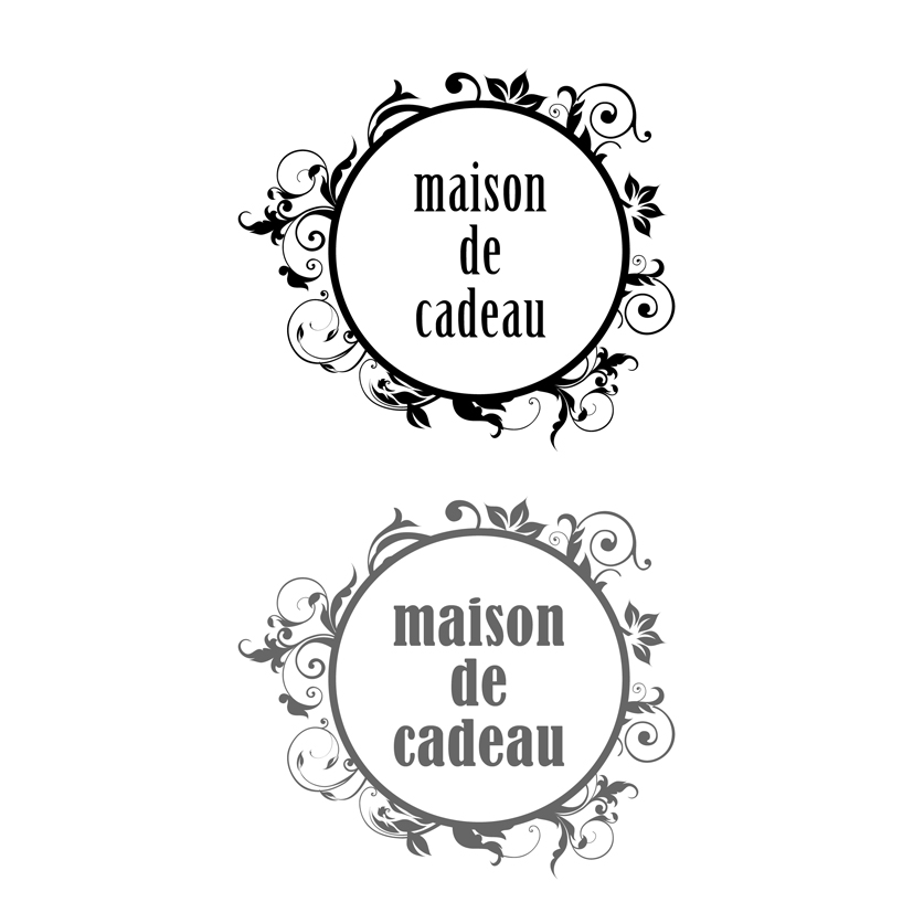 의 maison de cadeau 로고 디자인 의뢰 상세이미지
