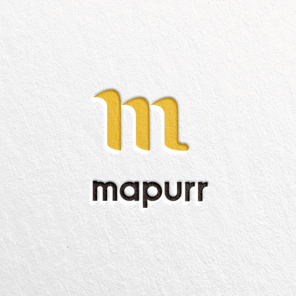 mapurr 로고 디자인 1위 수상작