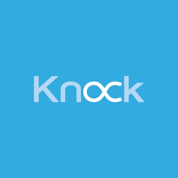 Knock 로고 디자인 1위 수상작