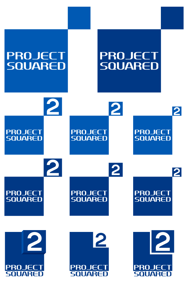 graphica의 Project Squared 로고디자인 상세이미지