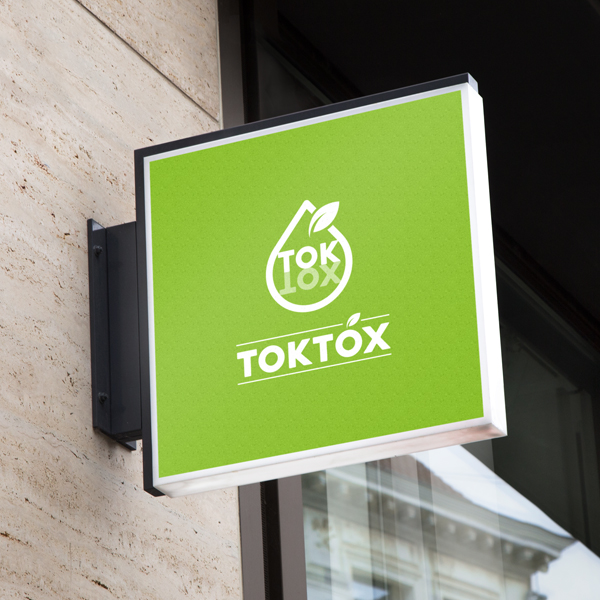 TOKTOX 로고 디자인 1위 수상작