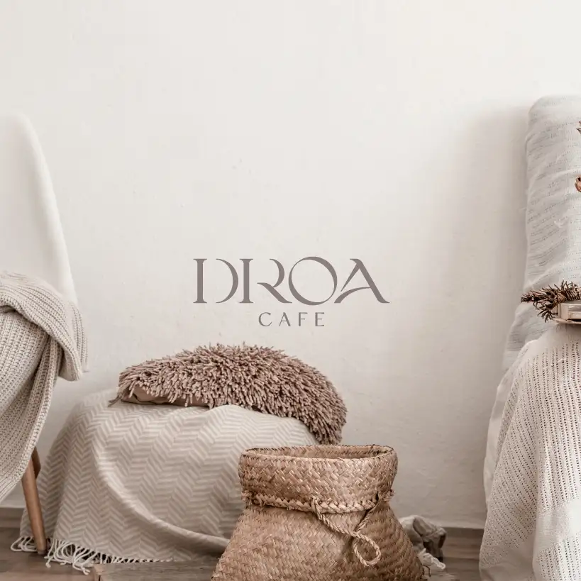 Droa cafe DROA 로고 콘테스트 참여작 | 라우드소싱