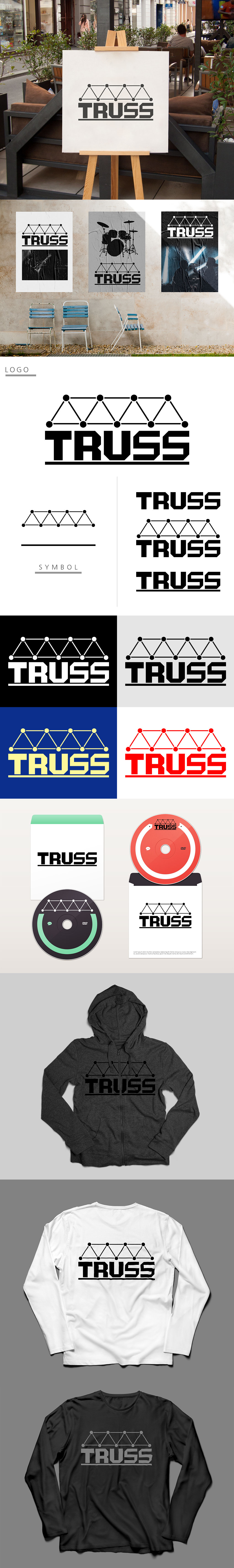 WJang의 대학교 락밴드 동아리 TRUSS 로고 디자인 의뢰 상세이미지