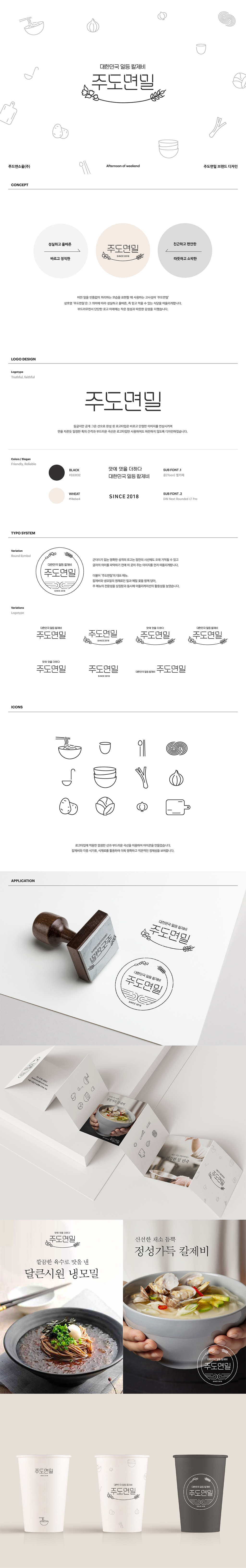 의 외식프랜차이즈 " 주도면밀 " 디자인 상세이미지
