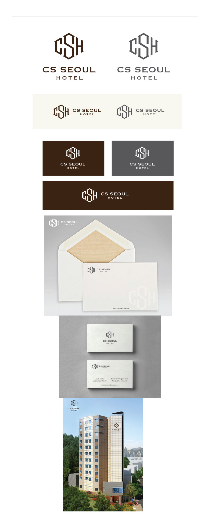 의 CS SEOUL HOTEL 로고 및 명함제작 상세이미지