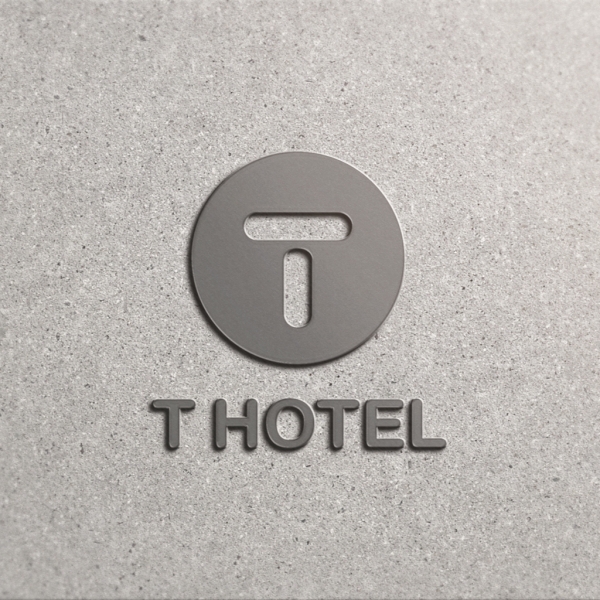 T HOTEL 로고 디자인 1위 수상작
