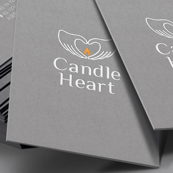 캔들하트(CANDLE HEART) 로고 디자인 1위 수상작