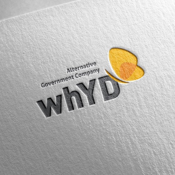 대안정부기업 whYD 로고 디자인 1위 수상작