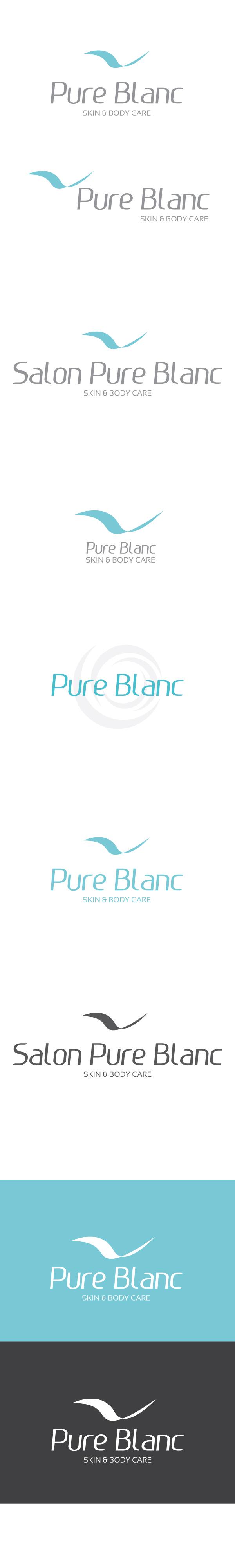 의 피부관리전문체인점 “Pure Blanc(퓨어블랑)” 로고 공모 상세이미지