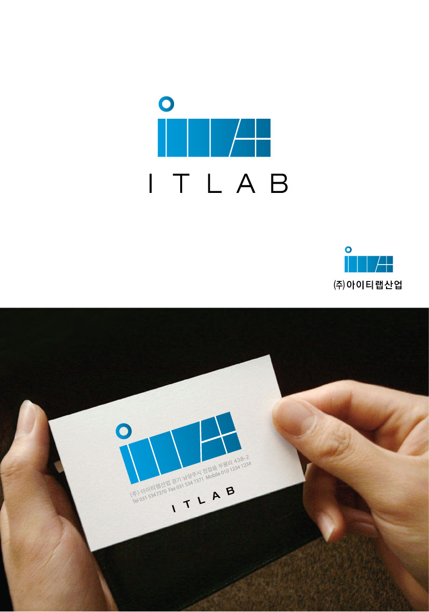 의 ITLAB 회사명 로고 (실험대 책상 및 기기 생산) 상세이미지