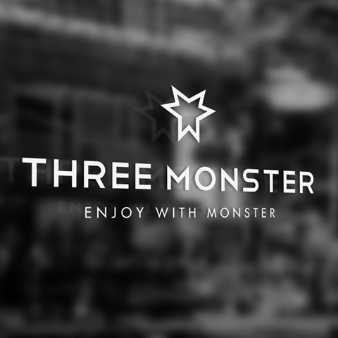 THREE MONSTER 로고 디자인 1위 수상작