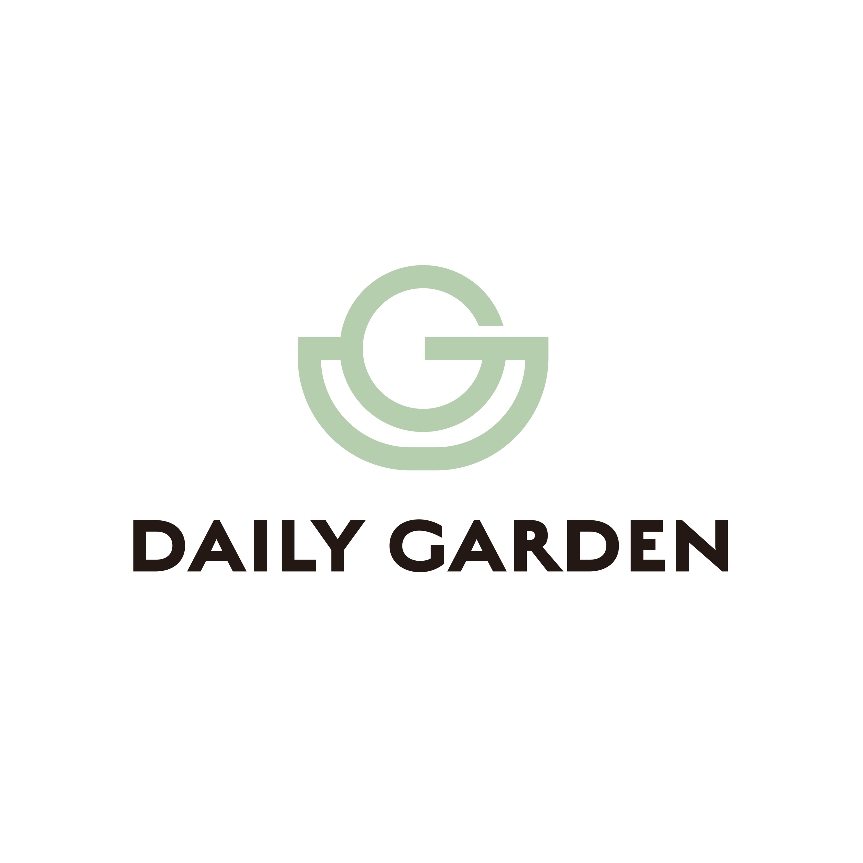 데일리가든 DAILY GARDEN 로고 디자인 1위 수상작