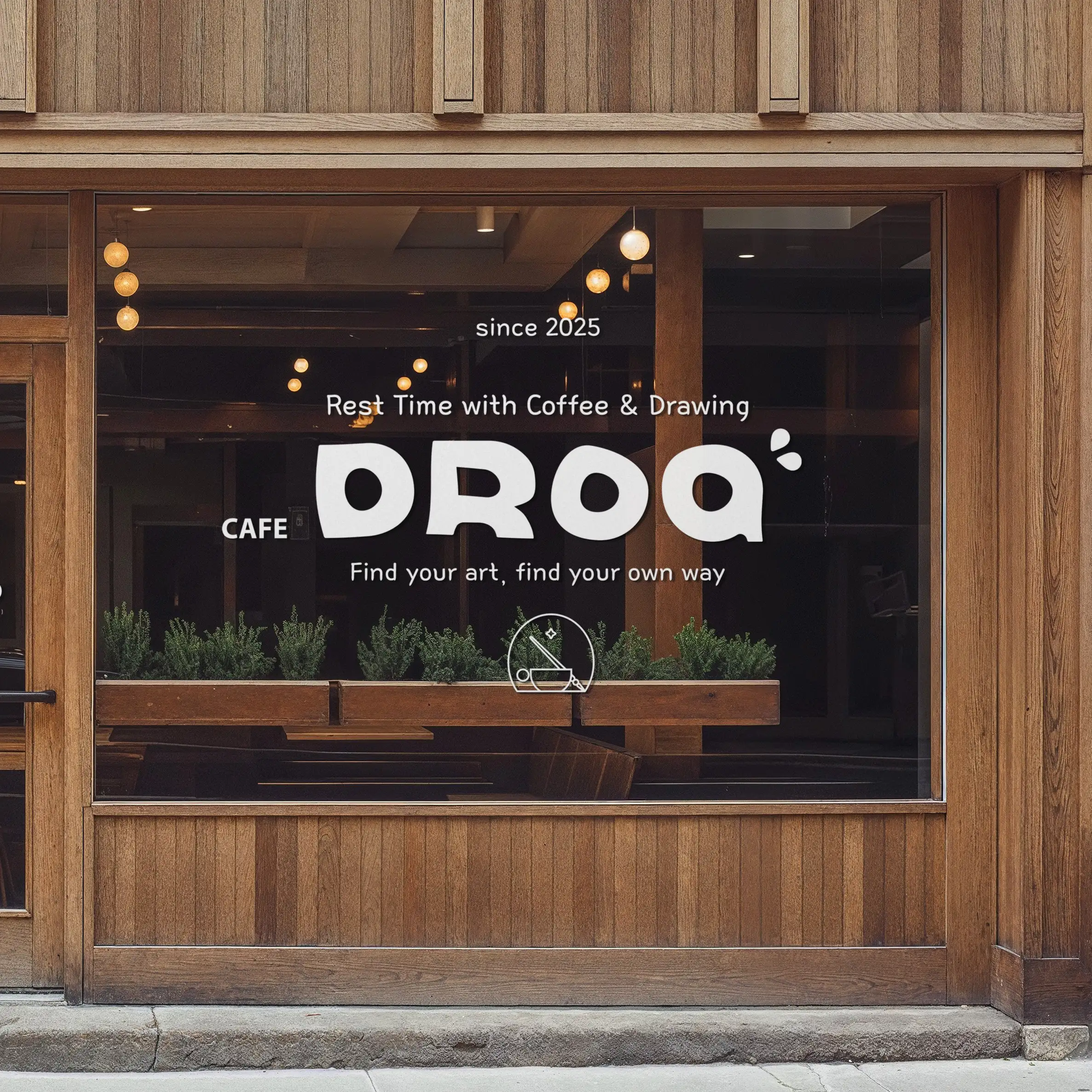Droa cafe DROA 로고 콘테스트 참여작 | 라우드소싱