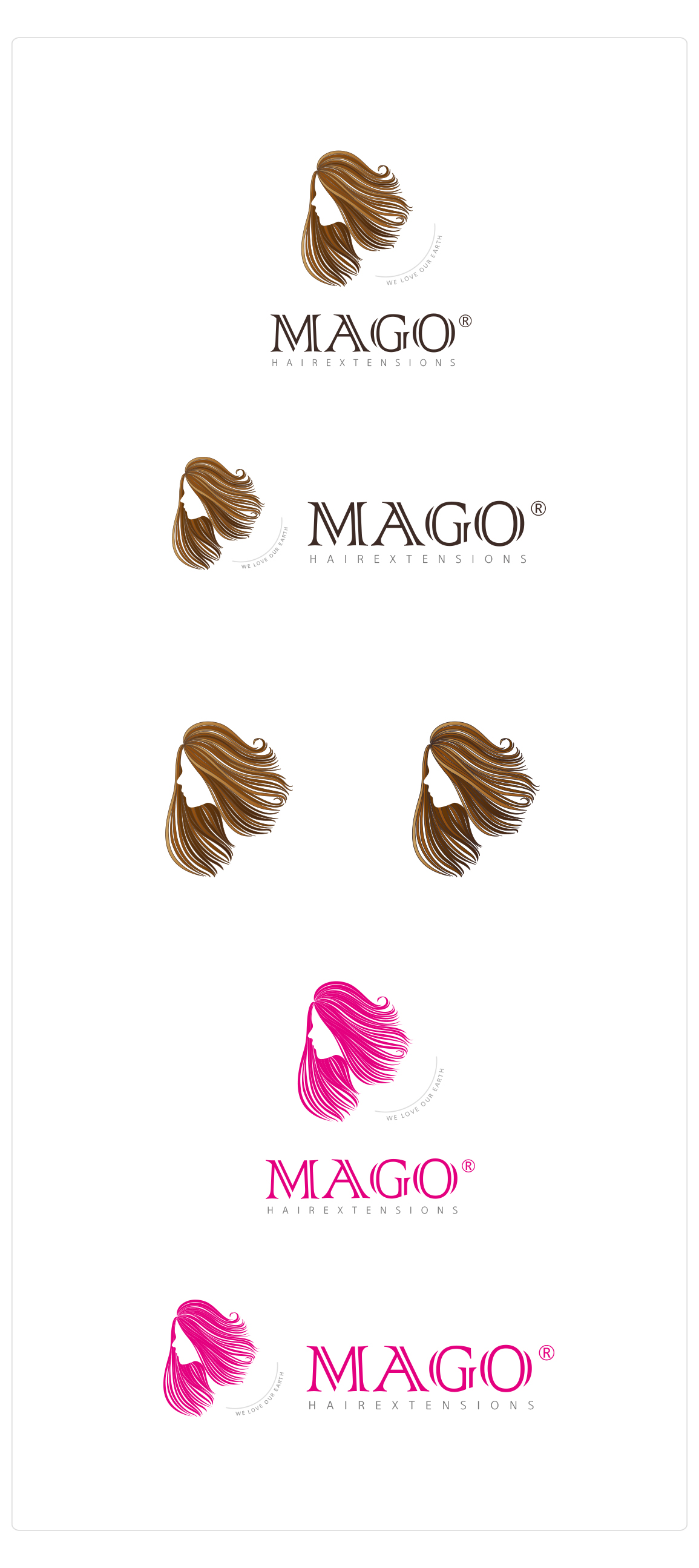 의 MAGO HAIR EXTENSIONS Re-design 의뢰 상세이미지