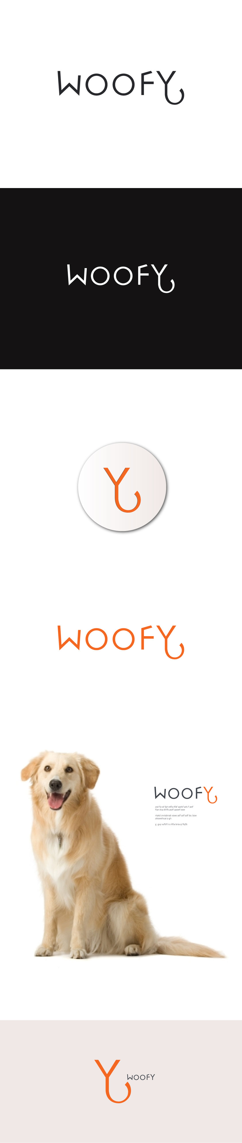 ttukku의 애완용품 쇼핑몰 WOOFY의 BI 의뢰 상세이미지