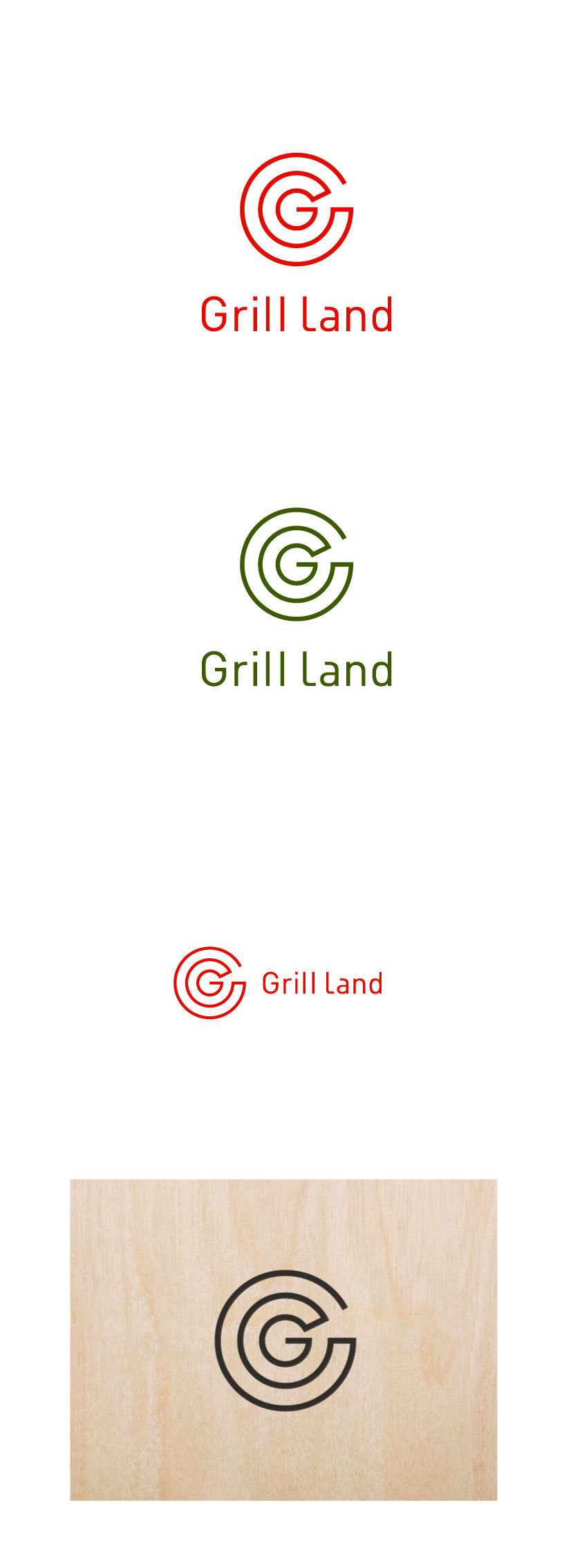 ttukku의 그릴랜드(grill land) 브랜드 로고 디자인 의뢰합니다. 상세이미지