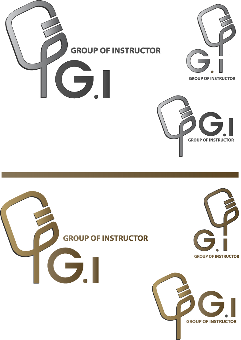 ttukku의 G.I 로고디자인 (Group of Instructor)  상세이미지
