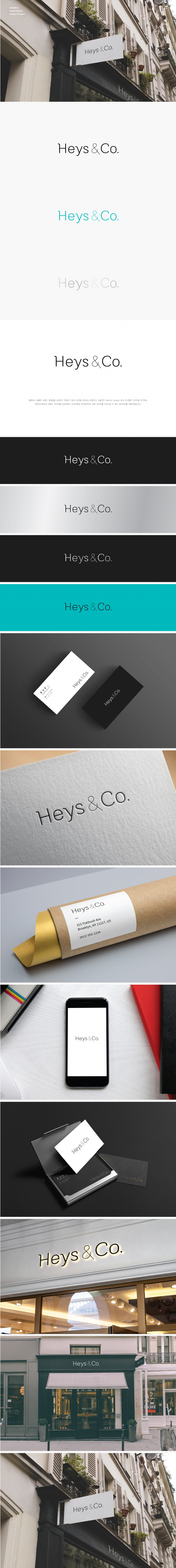 black_js의 헤이즈앤코(Heys & Co.) 로고 디자인 의뢰 상세이미지