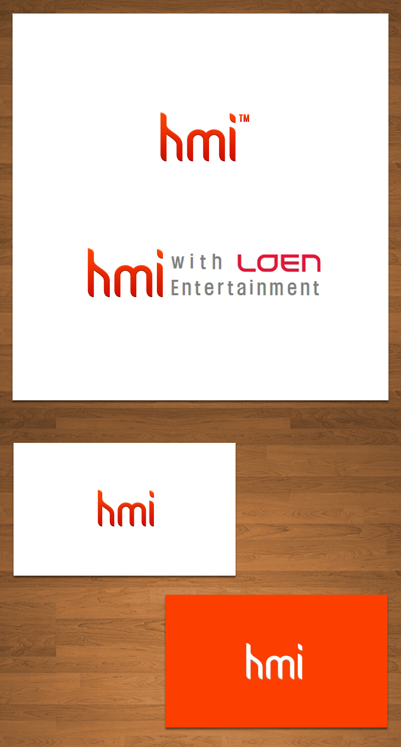 의 엔터테인먼트 회사 로고/명함 디자인 상세이미지