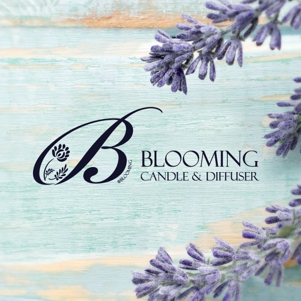 블루밍캔들(Blooming casdle&diffuser) 로고 디자인 1위 수상작