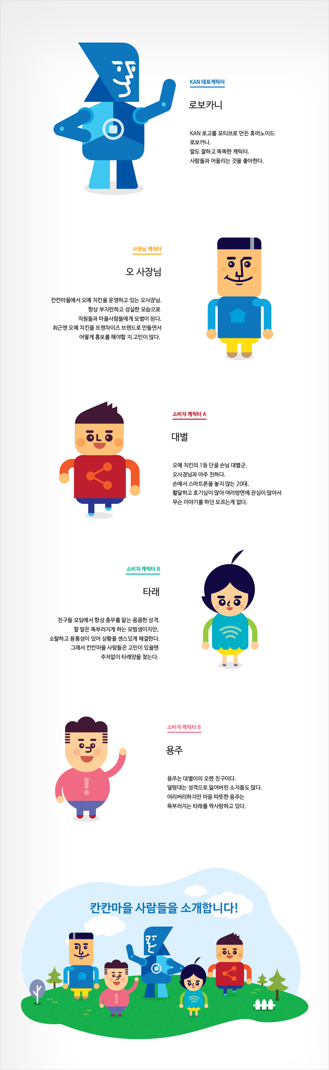 의 [ 신 개념 스마트 사인보드 KAN ] 캐릭터를 공모 합니다. 상세이미지