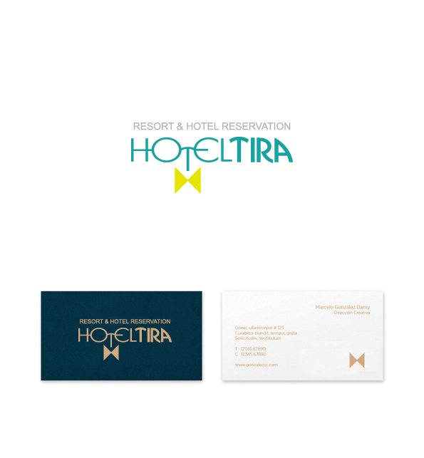 의 호텔티라 로고 & 명함 디자인 의뢰 상세이미지