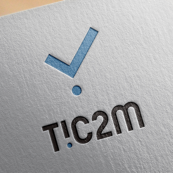 틱투엠(Tic2M) 로고 디자인 1위 수상작