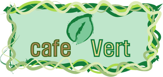 의 café Vert 로고+간판 상세이미지
