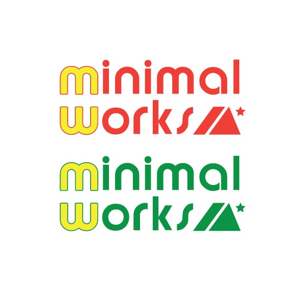 의 minimal works (미니멀웍스) 의 BI를 만들어주세요  상세이미지