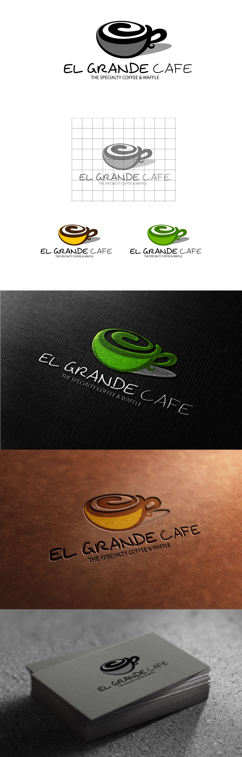 의 el grande cafe (엘그랑데카페) BI 로고디자인의뢰 상세이미지