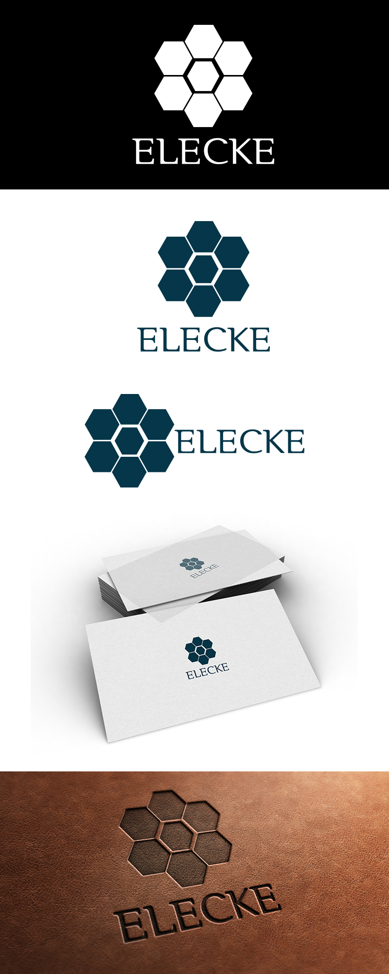 의 일렉크(ELECKE) 로고 및 명함 디자인 상세이미지