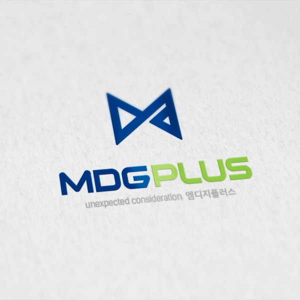 회사명: 엠디지플러스(MDGPLUS) 로고+명함 디자인 1위 수상작